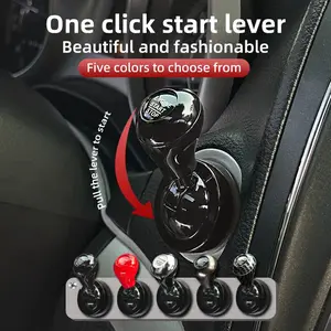 Car Interior Metal Push Start Button Cover One Click Start Engine Accessories Car Interior Metal Push Start Button Cover One Click Start Engine Accessories
