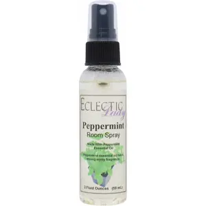 Peppermint Room Spray - Fragrant Aromatic Room Mist For Home, Room, Office - Made With Peppermint Essential Oil