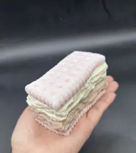 Frozen butter Neapolitan ice cream sandwich taba squishy