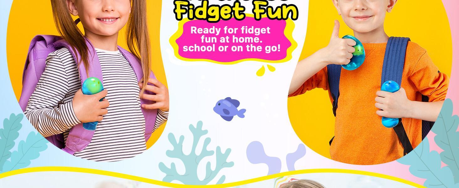 Squishy Stress Cube Fidget Toys Adults - Glow in The Dark Sensory Toys Stress Balls for Kids Teens Squeeze Toys for Anxiety