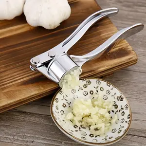 Manual Garlic Press, 1 Count Stainless Steel Garlic Crusher, Ginger Mincer, Kitchen Tool, Easy To Squeeze and Rust Proof Tool, Utensils, Kitchen Utensils Gadgets