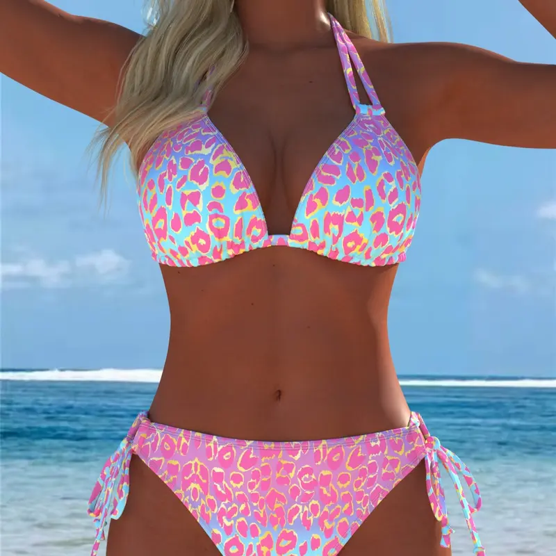 New Arrival Women's Swimwear, Swimsuit & Beachwear for Summer Vacation & Travel, Sexy Two-Piece Bikini Set, Beach Holiday Swimsuit