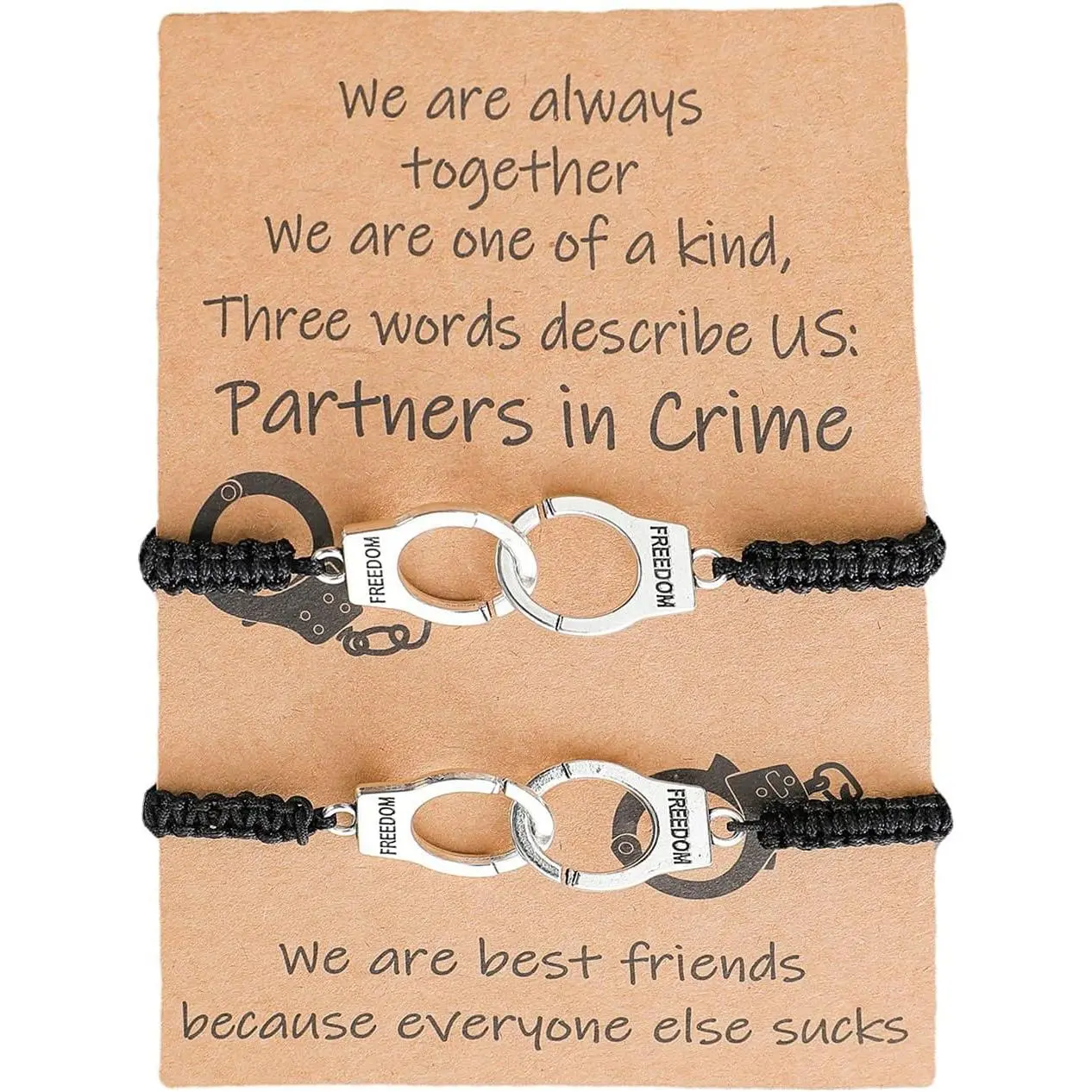 Friendship Handcuff Bracelets   Birthday Gifts Matching Long Distance Bracelet for Teen Girls Sister...