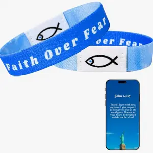 Xiaoyu Bible Wristband Readable and Writable 213 Chip Wristband Polyester Heat Transfer Smart Wristband