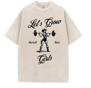 Lets Grow Girls Gym Shirt Shirt, Gym Shirt, Graphic Gym Shirt, Gym Shirt Women, For Men, Full Size