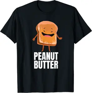 Peanut Butter Costumes Halloween Matching Couple Pajamas T-Shirt - 25B08HY84786