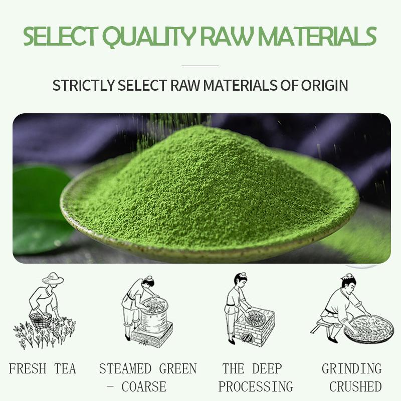 Chuanglu Matcha-2-100g Pure Matcha Powder from China No Sugar Instant Drinks Cooking Exclusive Tea Rich Taste Pure 100% Matcha No Addition Instant Drinks No Sugar - Flavor