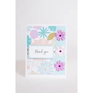 Thank You Pastel Floral Card