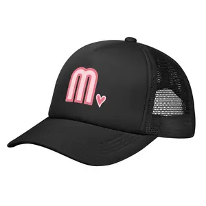 Pink Mexico baseball cap with heart print design, a must-have for stylish outfits —— baseball cap exclusively for Mexican women