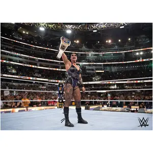 WWE Rhea Ripley WrestleMania Win Poster - UnPoster Print UnPoster Print Unframe   A3