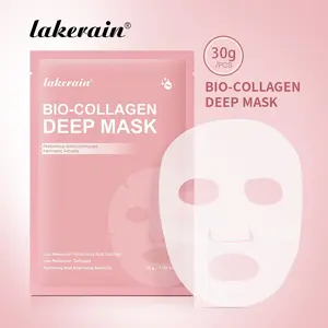 Bio-Collagen Hydrogel Hydrating Mask, 4 Pcs Overnight Sleeping Mask for Deep Hydration & Firming, Glow, Glass Skin, Minimizes Pores, Boosts Radiance, Ideal for Dull/Tired Skin Routine