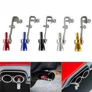 Universal Exhaust Pipe Whistle - Adjustable Sound Generator for Cars & Motorcycles 3 Sizes Aluminum Alloy, Enhances Engine Performance & Sound Motorcycle Accessories | Adjustable Sound Generator | Durable Construction Exhaust System Motorbike