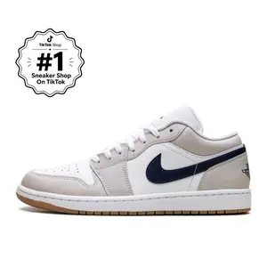 Nike Air Jordan 1 Low Georgetown Men’s Perfect Daily Casual Fashion Footwear Walking Sneakers Shoe Boy