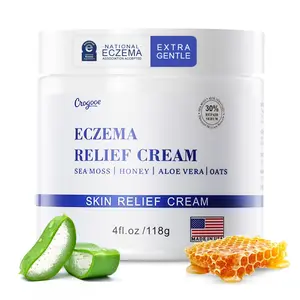 Eczema Relief Cream - Organic Hand & Body Eczema Relief - Natural Honey Lotion for Dry, Itchy, & Irritable Skin
