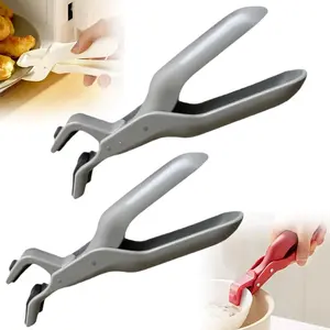 Multi-Purpose Anti-Scald Bowl Holder for Kitchen - Silicone Anti-Scalding Anti-Slip Bowl Holder for Pots, Bowls, Plates & Cast Iron Pots (Grey)