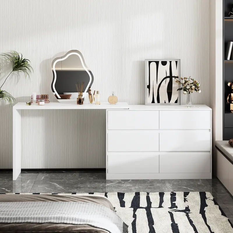 modern vanity table - TikTok Shop