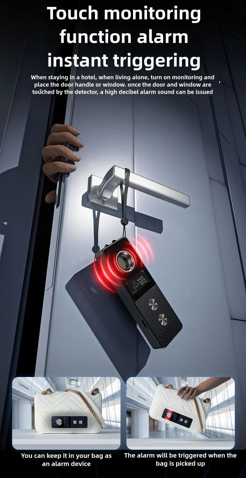 Hidden Camera Detector & Insect Detector Hidden Device Detector for Hidden Cameras, GPS Trackers, Listening Devices and Bugs, Privacy Tool for Hotels, Offices, Airbnb, Bathrooms Electronic Gadgets Safety
