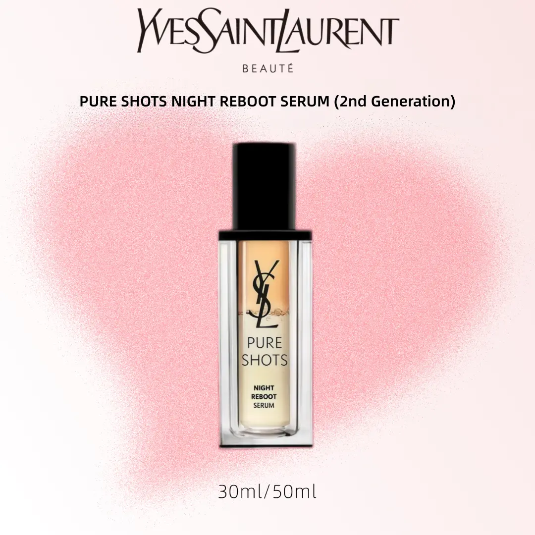 Yves Saint Laurent Pure Shots Night Reboot Serum 2nd Generation 30ml/50ml Skincare Booster
