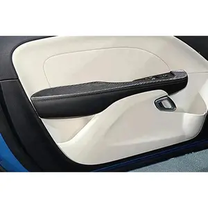 4pcs Carbon Fiber Armrest Panel Overlay for Dodge Challenger 2015-2023
