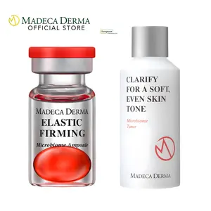 [[Madeca Derma] 2X FIRMING BOOST SET (5 pcs of Elastic Firming Microbiome Ampoules + Microbiome Balancing Toner) Anti-aging, Korean pharmaceutical