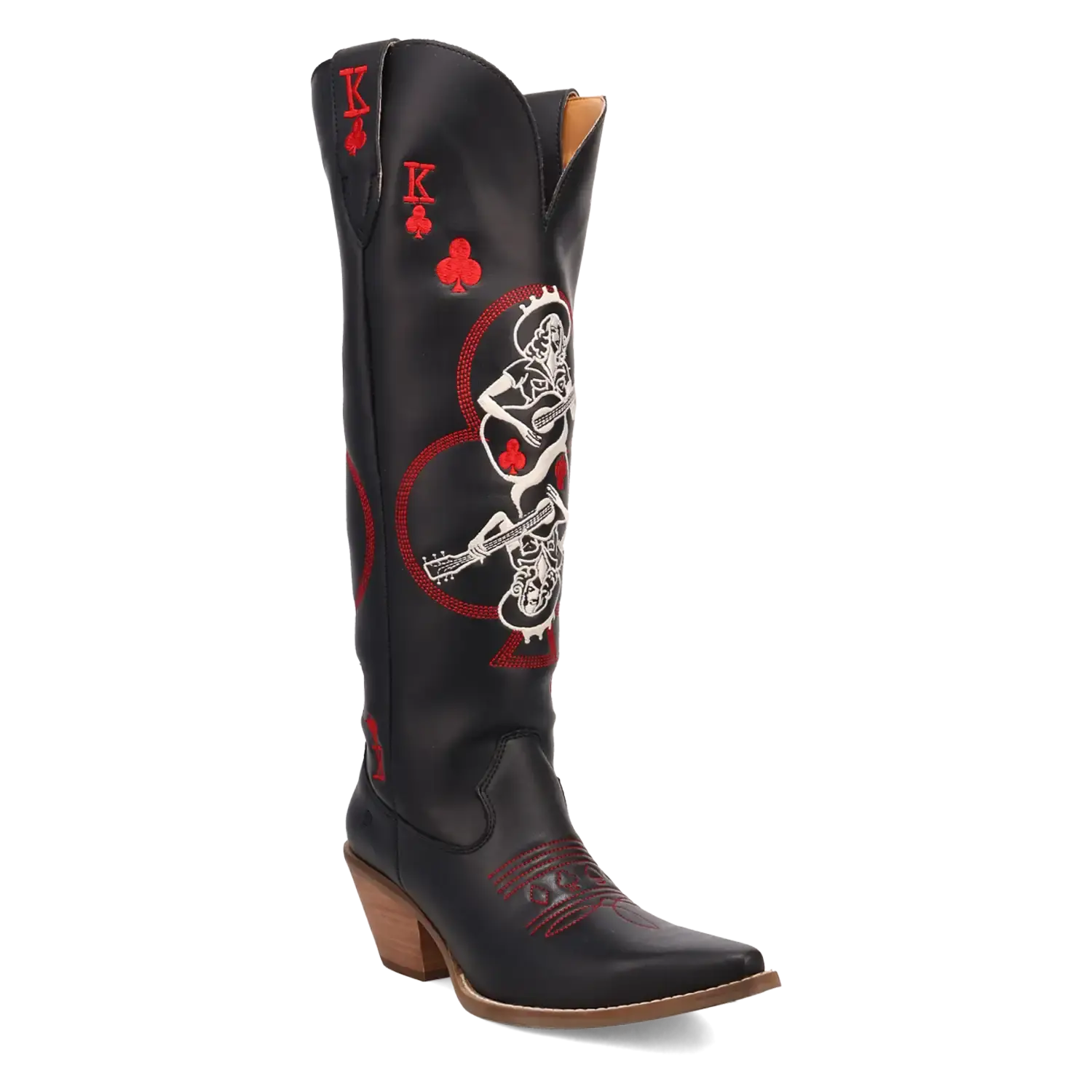 Dingo King of Clubs - Women's Leather Cowgirl Boots