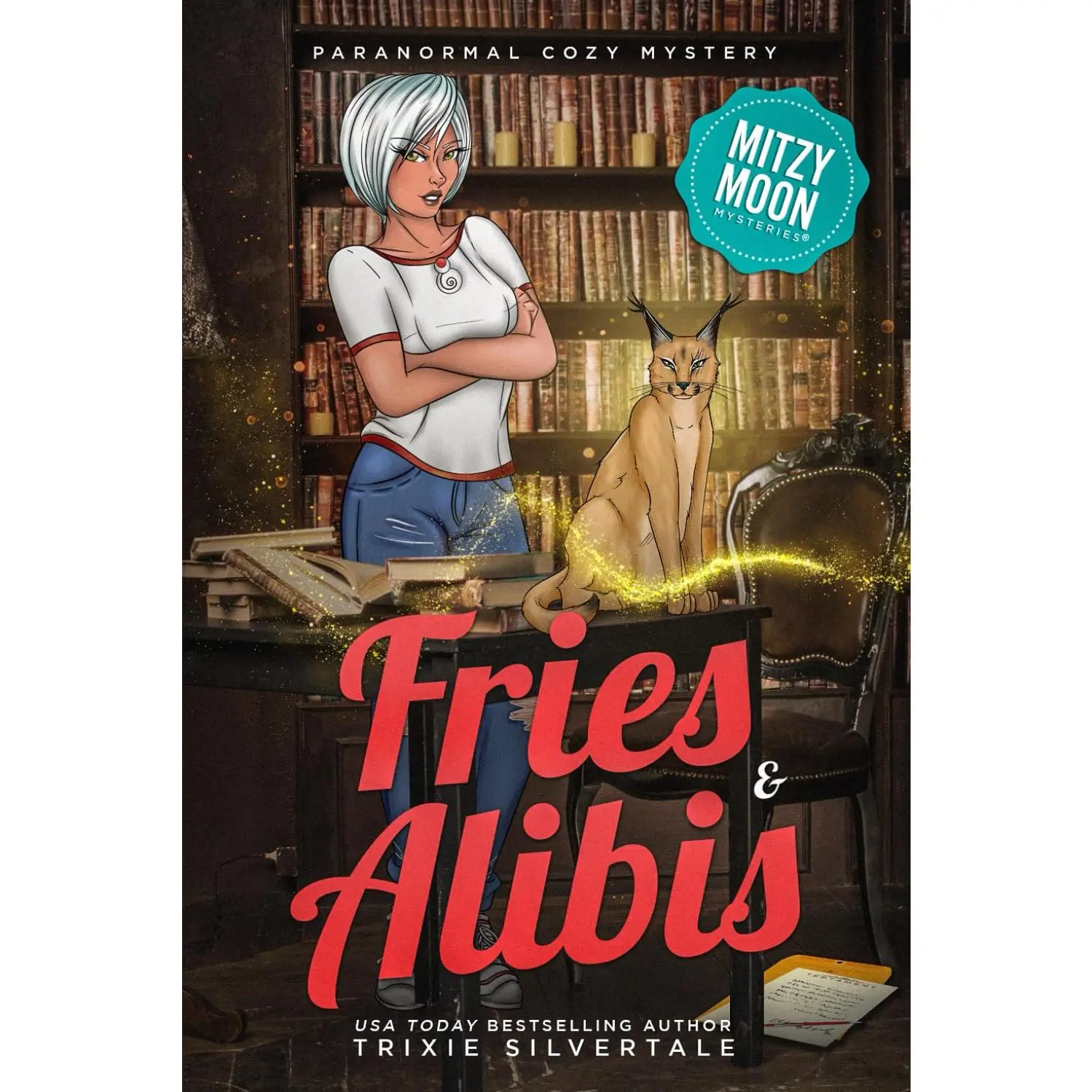 Fries and Alibis: Paranormal Cozy Mystery (Mitzy Moon Mysteries) - Paperback