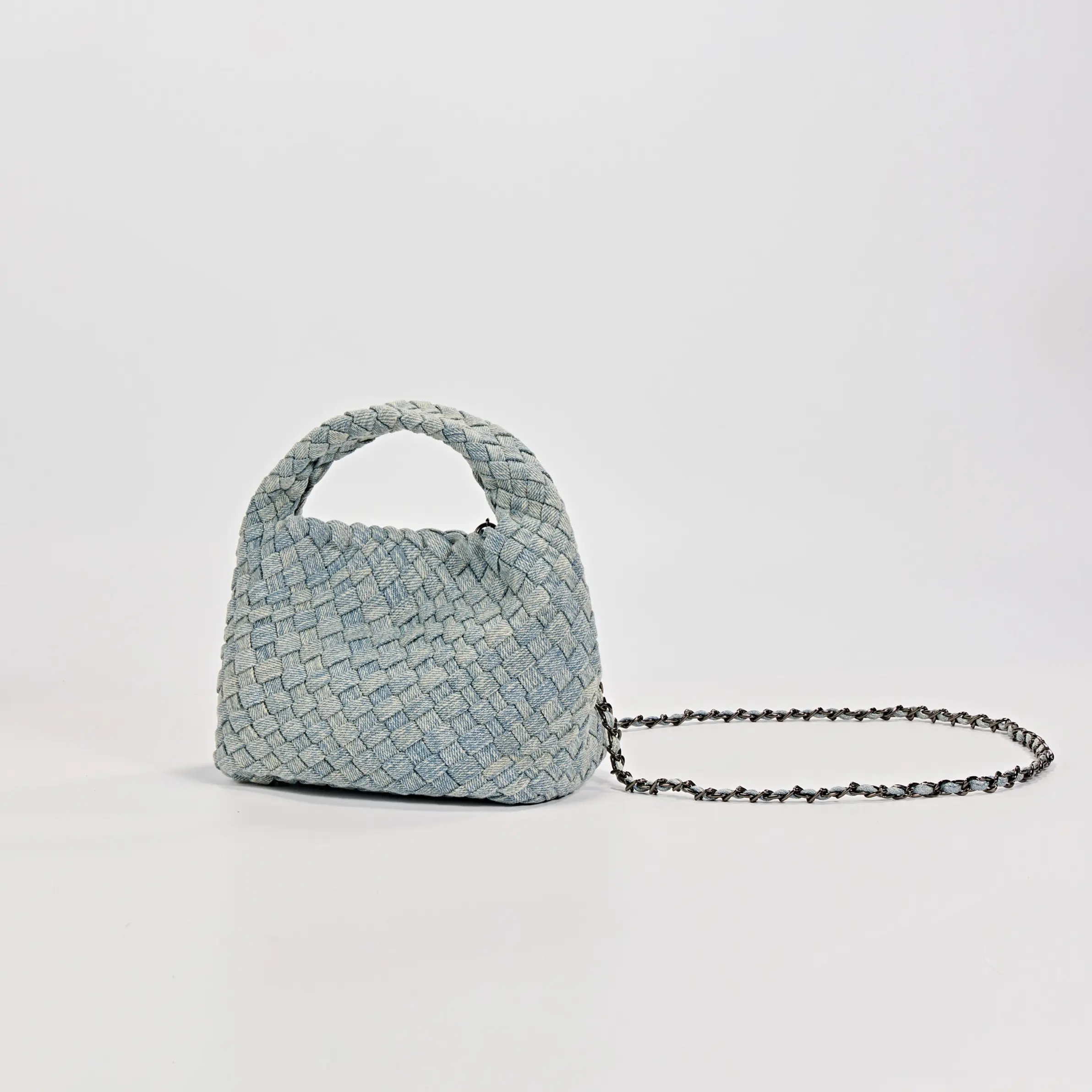 Calliope Handwoven Mini Hobo Classic – Woven Mini Hobo Shoulder Bag for Everyday Carry Modern Handwoven Handbag