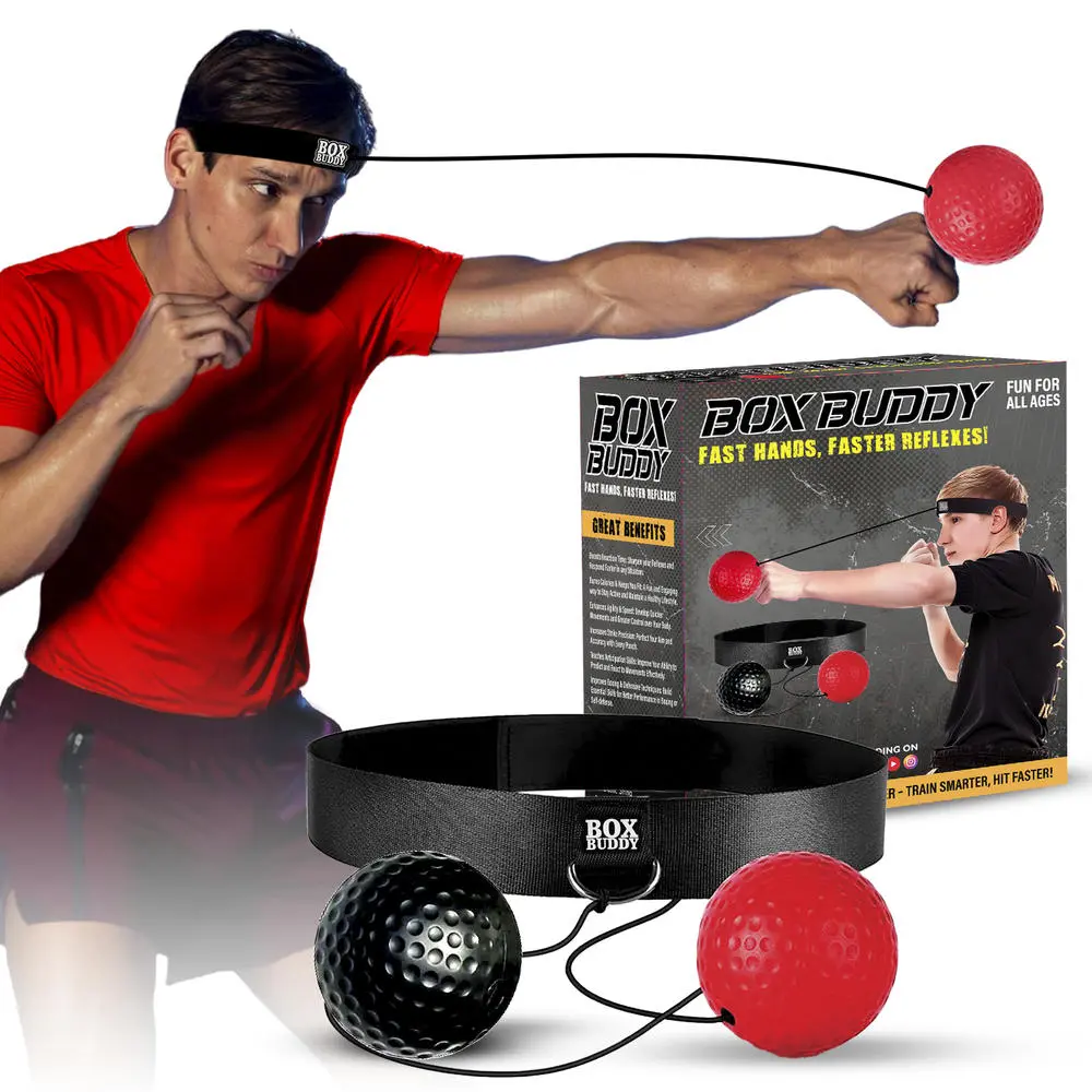 Box Buddy™ Fast Hands Reflex Ball Training Set