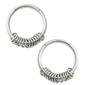 Active Rings Hinged Hoop Ear Weights