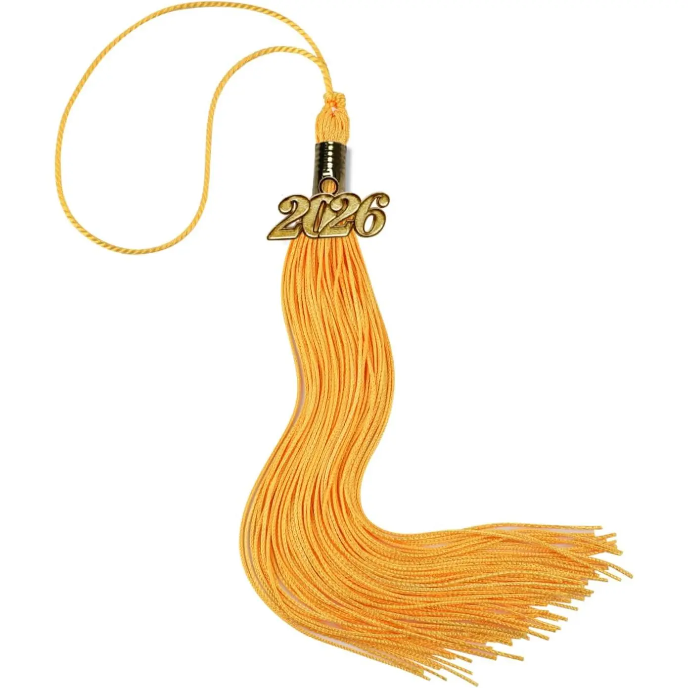 2026 Tassel Graduation with 2026 Gold Charm,Tassels for Graduations Cap, Tassel Suitable for Graduation Hat Decorations, Gold Tassels