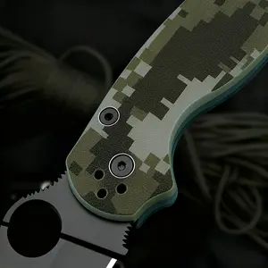 Outdoor Bearing Tool with G10 Handle, Portable Camping/Daily Use Pocket Tool, Perfect Gift