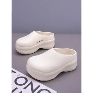 Women's Eva Chef Shoes, Non-Slip Waterproof Closed-Toe Work Shoes, Comfortable Sponge Insole Design, Kitchen Shoes for Women, Anti Slip Clogs