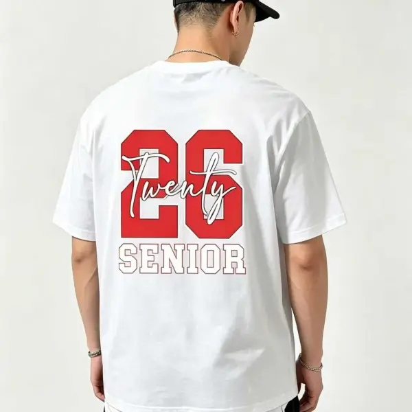 look Hoodie for 2026 Seniors with 'Twenty 26 Senior' Print