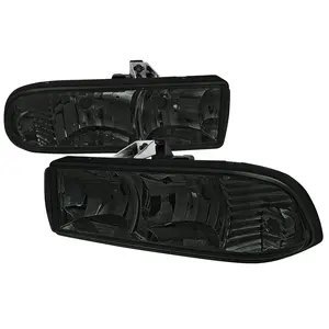 1998-2004 Chevrolet S10/Blazer Factory Style Headlights (Chrome Housing/Smoked Lens)