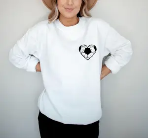 [Sale off up to 50%] Soccer Sweatshirt, Soccer Mom, Soccer Distressed Graphic, Womens Soccer Shirt, Soccer Season Tee, Soccer Team Sweater, Soccer Fan Sweatshirt