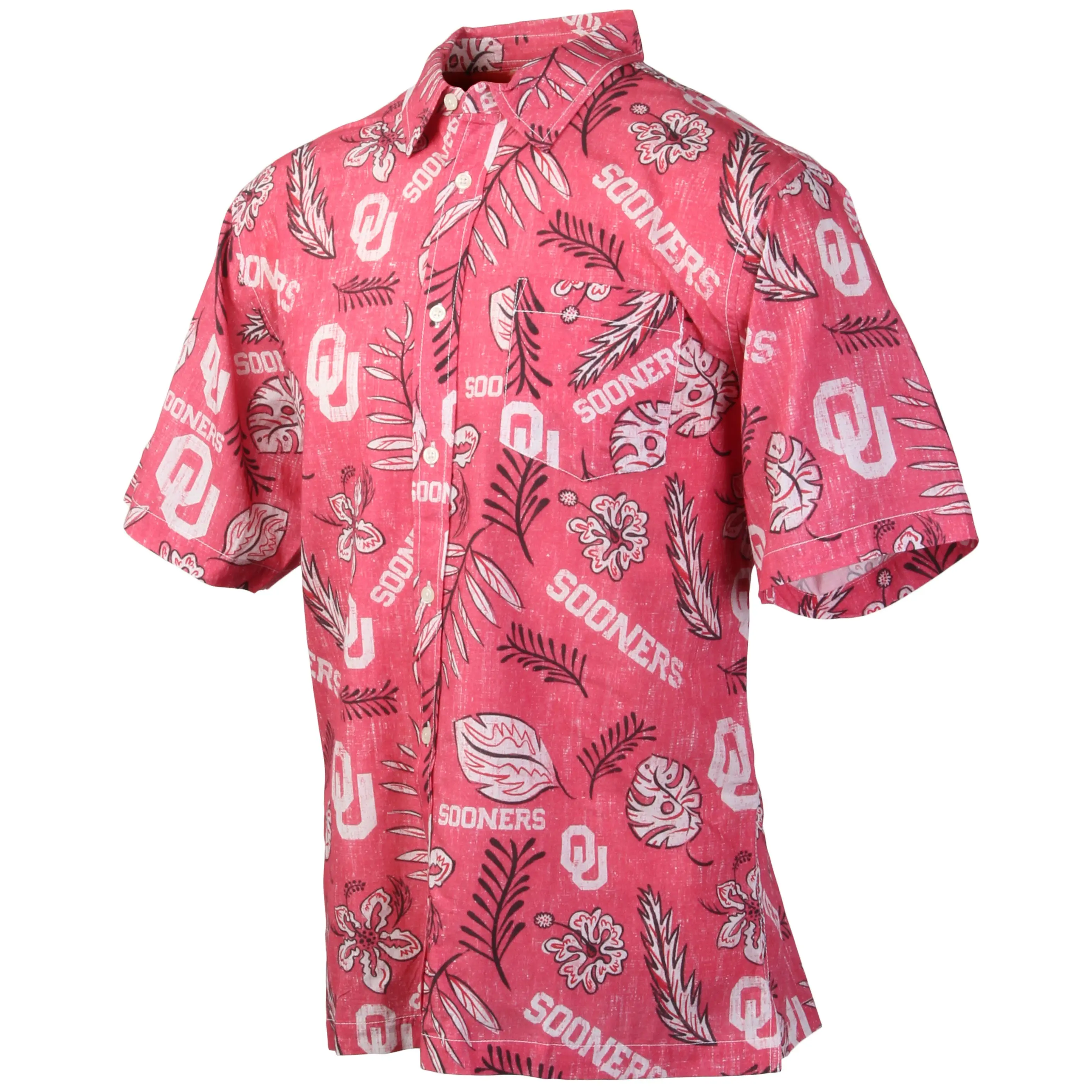 Oklahoma Sooners Men's Vintage Floral Shirt