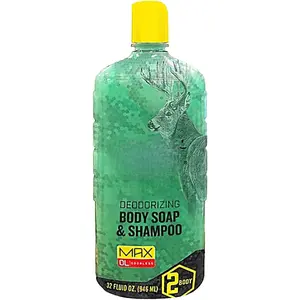 Liquid Body Soap & Shampoo - Hunting Odorless Green Soap Scent Eliminator for Hunters, Trappers, Anglers, and Campers