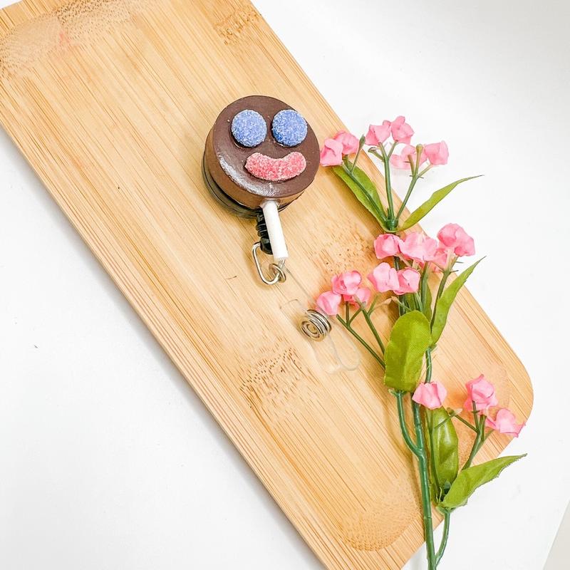 Mexican Badge Reel, Handmade Badge Reel.