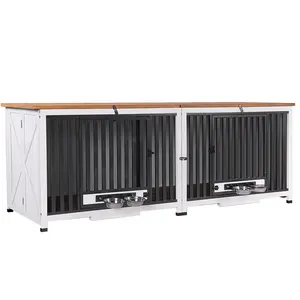 Aivituvin-AIR100-XL Large Indoor Wooden Dog Crate | Folding Design| Dog Cabin