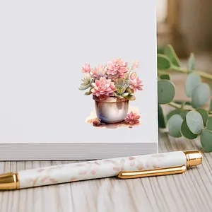 Fun Succulent Flower Notepad | Playful Cute Stationery Pad