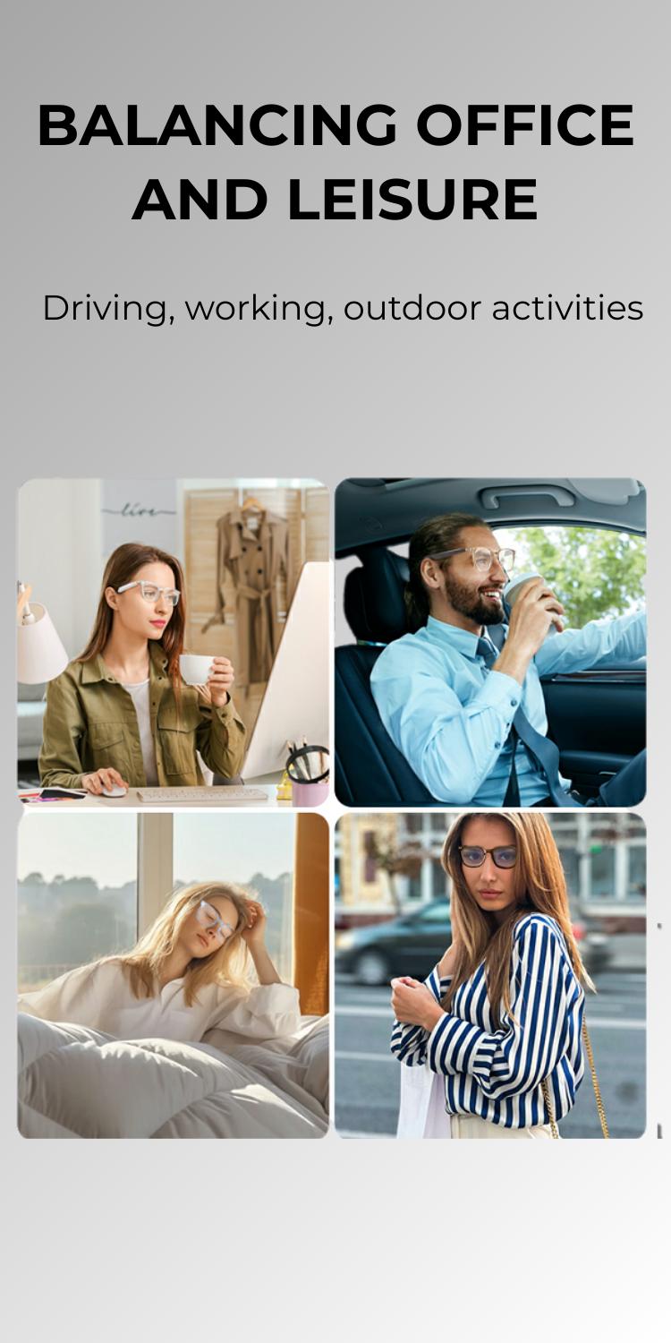 Bluetooth smart glasses Immersive HD Calls & Lossless Audio Experience | 50Hr Playtime & IPX4 Sweat/Water Resistance | Magnetic Charging & Smart Touch Control | Ultralight 30g Frame, Unisex Design for Gym, Office & Street Style