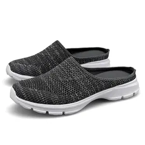 EOFK Women Shoes Flats Slides Casual Slippers Breathable Mesh Soft Walking Outdoor Slipper Female Lazy Shoes Plus Size