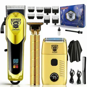 Professional Hair Clippers for Men, Cordless Barber Clippers, Barber Equipment, Rechargeable Set, Usb Rechargeable Clipper, Facial Grooming Tools, Ideal Gift for Him