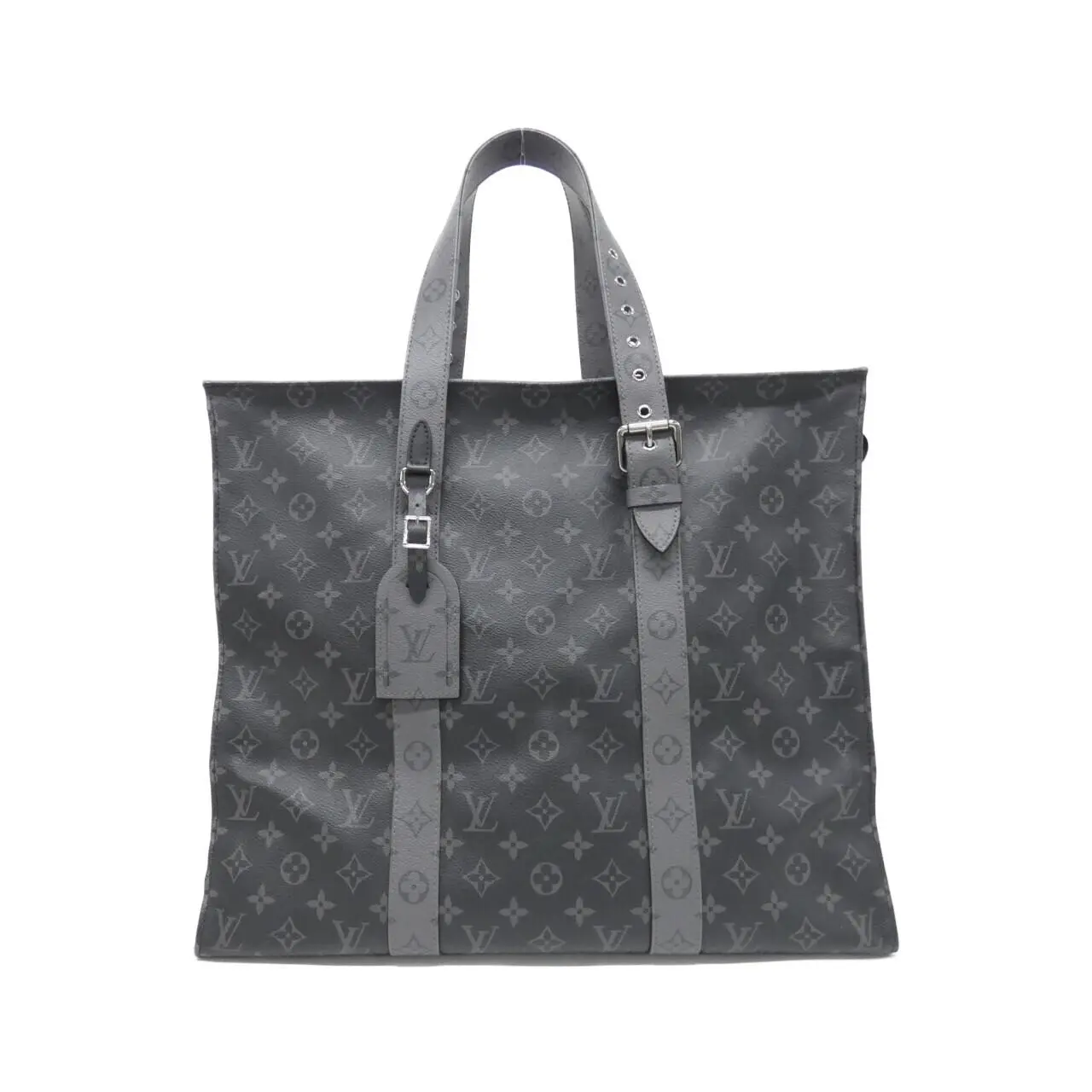 Pre-owned Louis Vuitton Canvas Tote Bags Monogram Eclipse Reverse Tote Bag