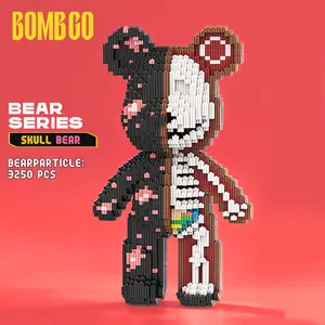 【BOMBGO 】Strress Relief, DIY accessories  Toys,Birthday Gift,Christmas Gift,Educational Building Blocks,Trend Decoration,Cool Gifts,Brick,Family Bonding BlackFriday Christmas