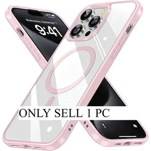 Phone Case - Premium Magnetic Transparent Phone Case, for Iphone 17, 16, 15, 14, 13 /Plus/Pro/Pro Max, with Durable Transparent Drop-Proof Shockproof Design, Smartphone