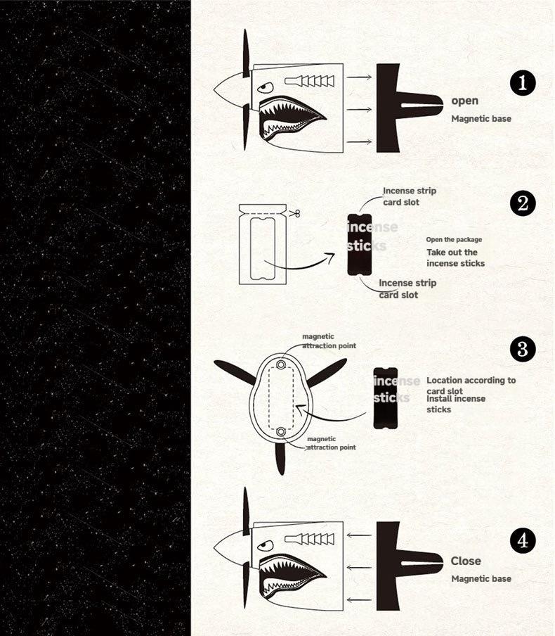 P-40 Warhawk Eau de Cologne-shaped car air freshener, vent clip, men's auto accessory, enjoy fresh air.