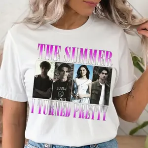 Retro 90's Comfort Colors The Summer T-Shirt I Turned Pretty Vintage T-Shirt, Summer Romance T-Shirt, Gift For Woman and Man Unisex T-Shirt Y
