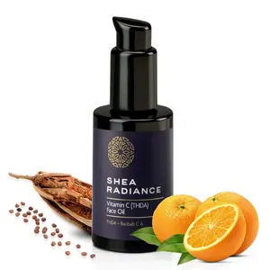 Shea Radiance Vitamin C (THDA) Face Oil- Antioxidant-Rich Oils for Radiant Skin- Hydrating & Revitalizing Face Serum- Skin care product, 3oz Comfort