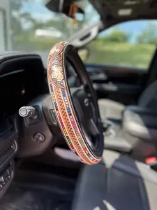 Multi Color Dot Steering Wheel Cover